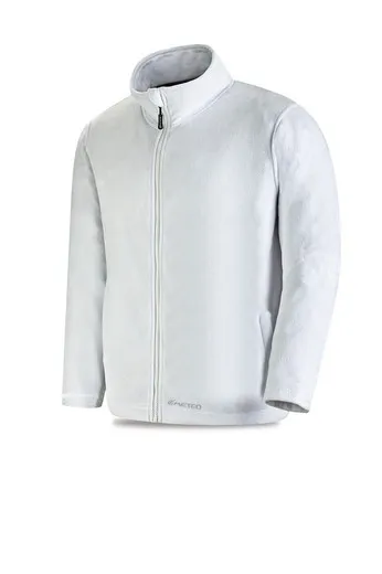 288CHPB CHAQUETA POLAR MODELO QUETZAL. COLOR BLANCO.