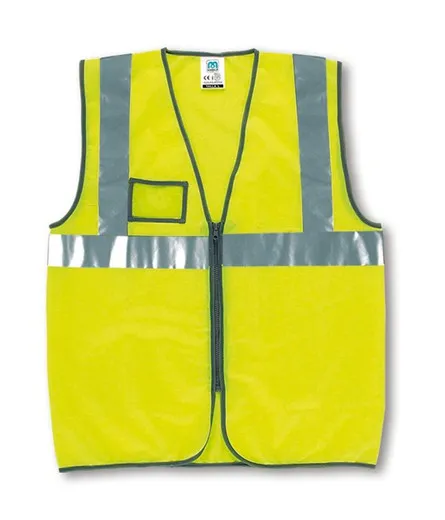288VFCY CHALECO CREMALLERA AMARILLO FLUO TALLA