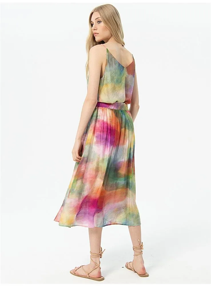 524GIDY625/95 FALDA AMPLIA BOTONES