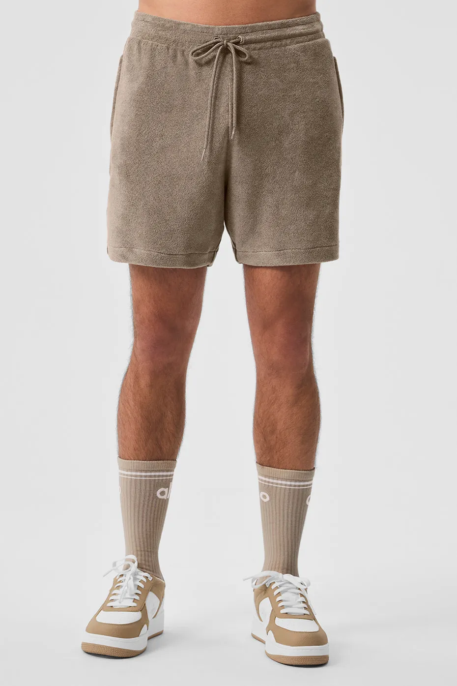 7 COASTAL TERRY SHORT  GRAVEL