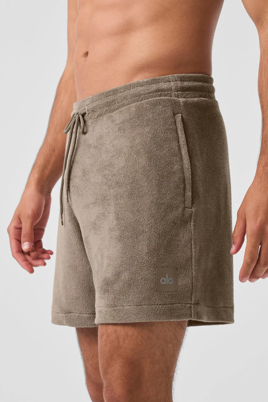 7 COASTAL TERRY SHORT  GRAVEL