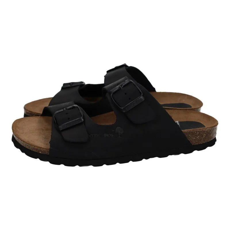 7206 SANDALIAS DE PIEL color NEGRO