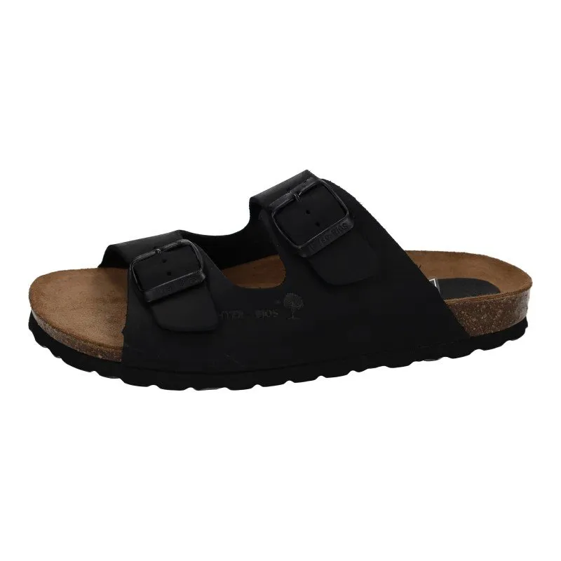 7206 SANDALIAS DE PIEL color NEGRO