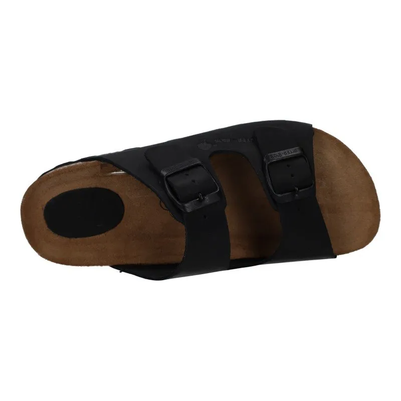 7206 SANDALIAS DE PIEL color NEGRO