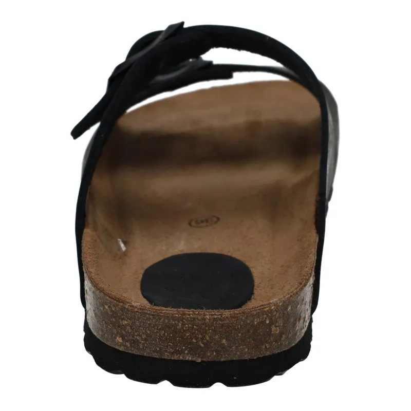 7206 SANDALIAS DE PIEL color NEGRO