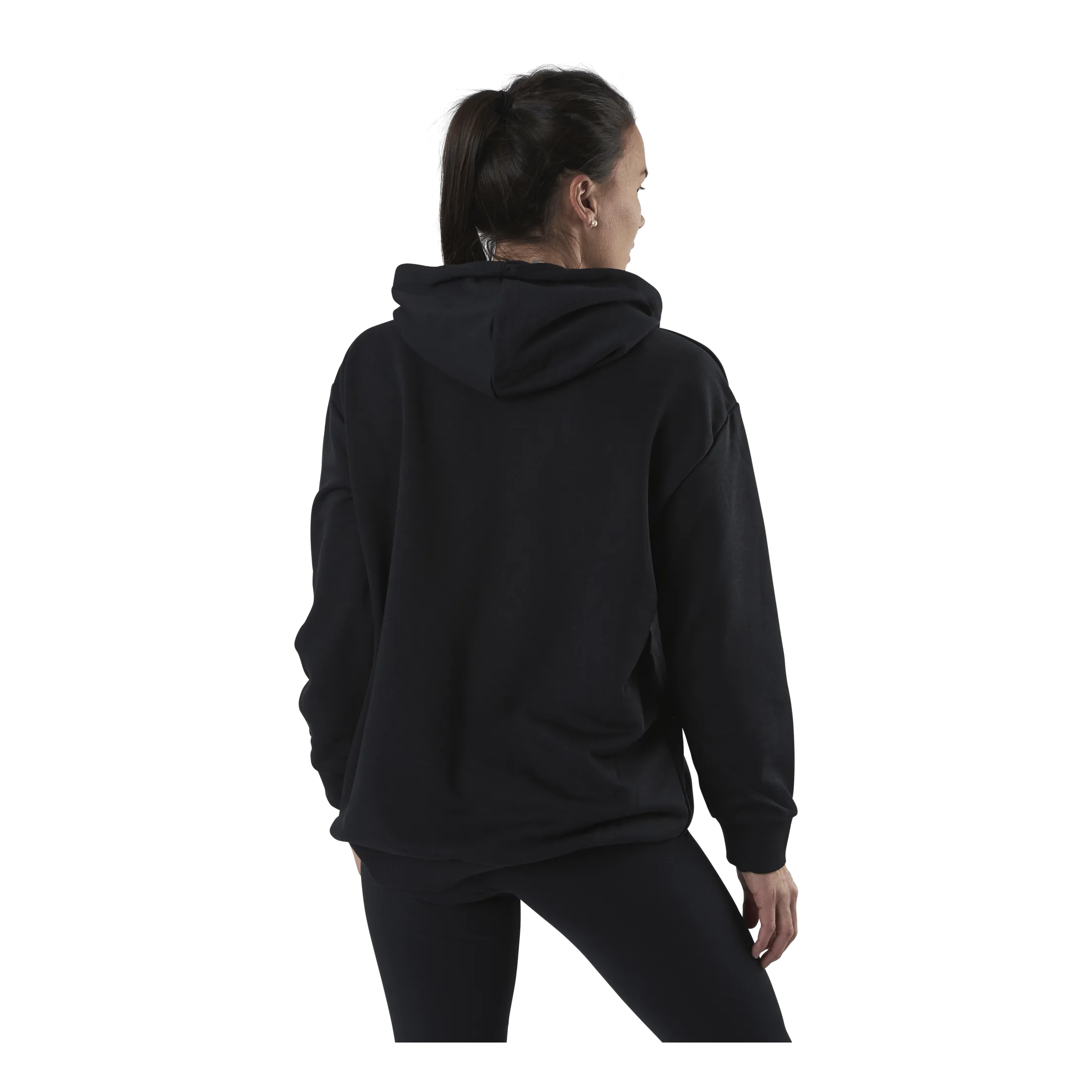 Adidas Essentials Oversized Hoodie Black / White