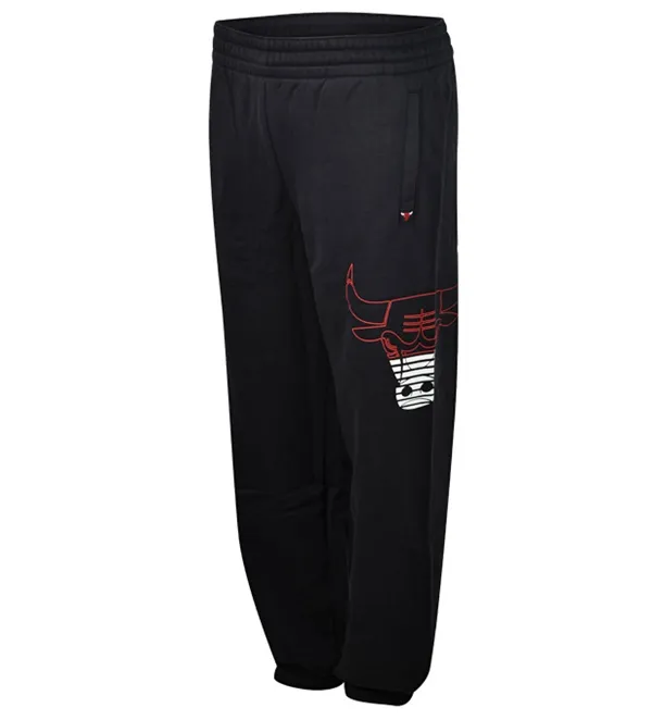 Adidas NBA Pantalón Fan Winter Chicago Bulls (negro)