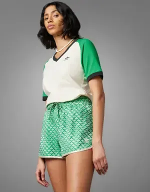 ADIDAS PANTALóN CORTO ADICOLOR 70S HIGHWAIST MONOGRAM
