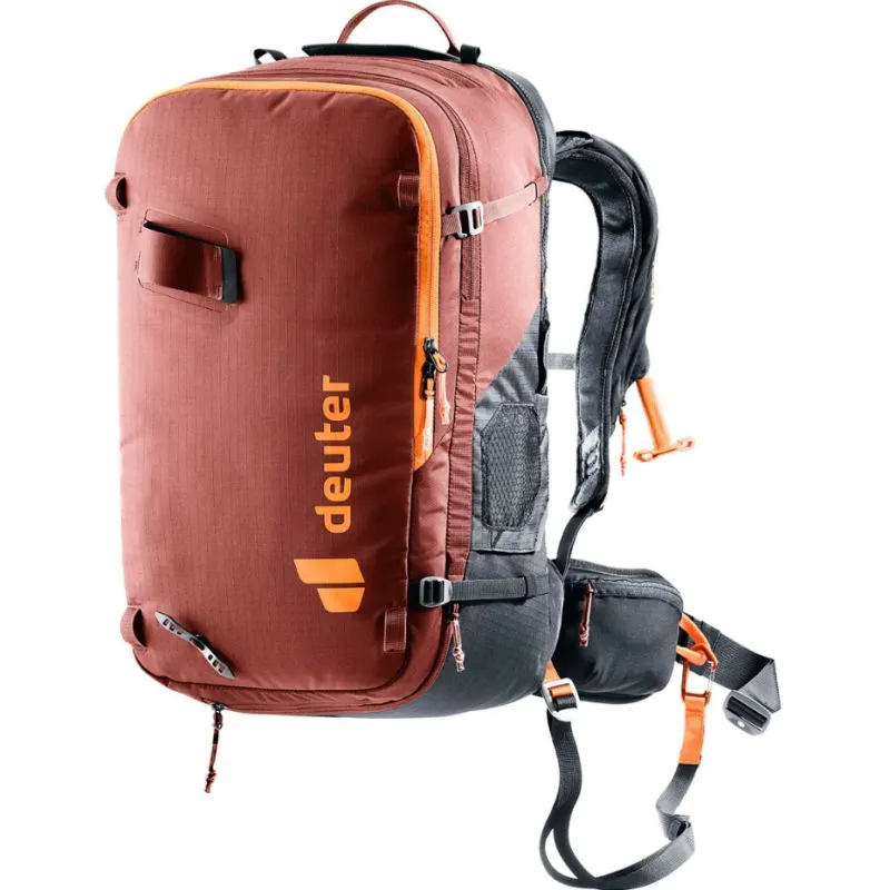 AIRBAG DE MUJER DEUTER ALPROOF TOUR 36+5 SL (ROJONEGRO)