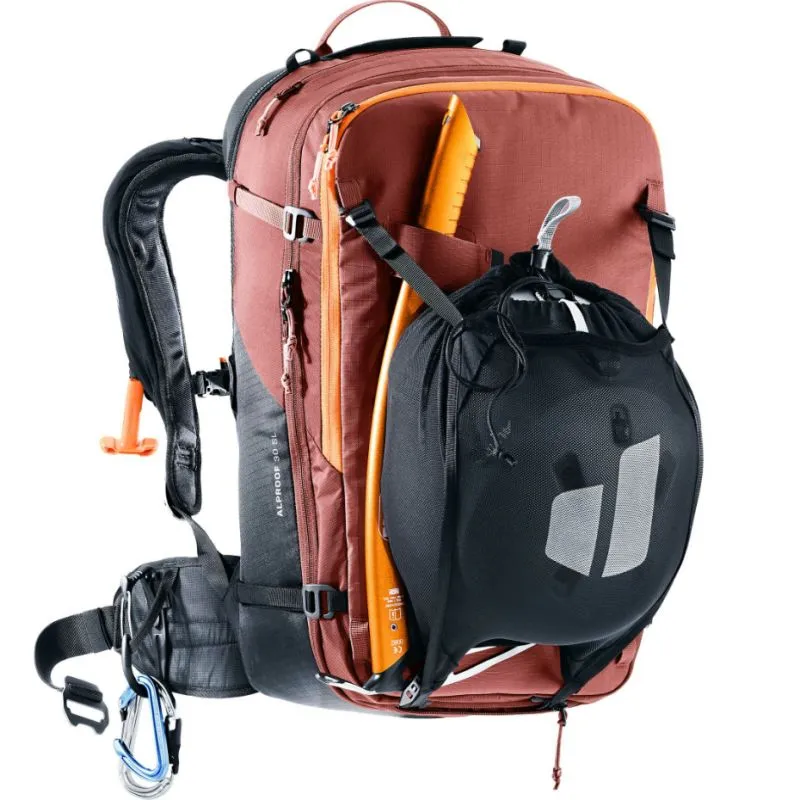 AIRBAG DE MUJER DEUTER ALPROOF TOUR 36+5 SL (ROJONEGRO)