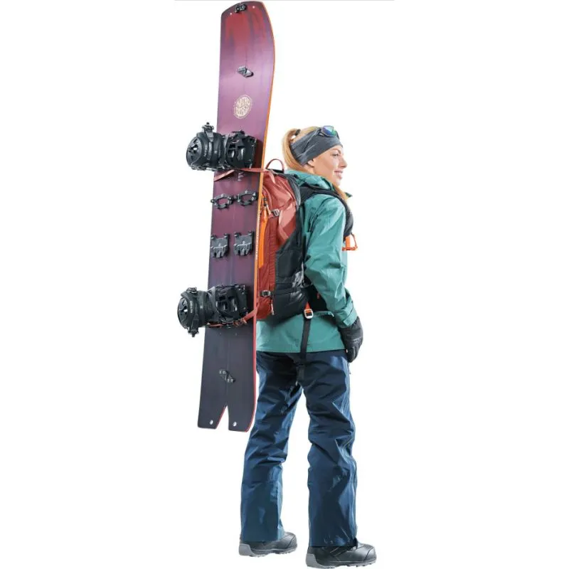 AIRBAG DE MUJER DEUTER ALPROOF TOUR 36+5 SL (ROJONEGRO)