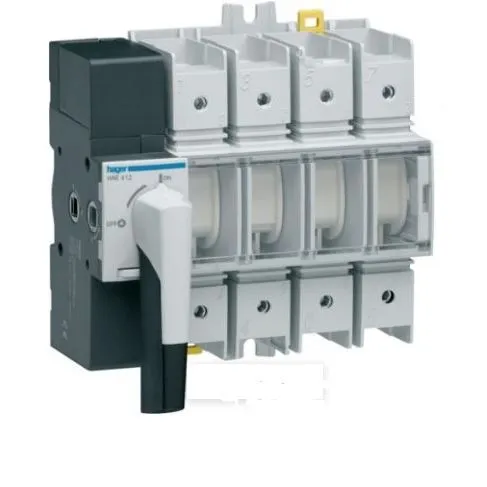 AISLADOR DE HAGER 4P 125A 8 MODULOS CON ROTARY  SWITCH HAE412