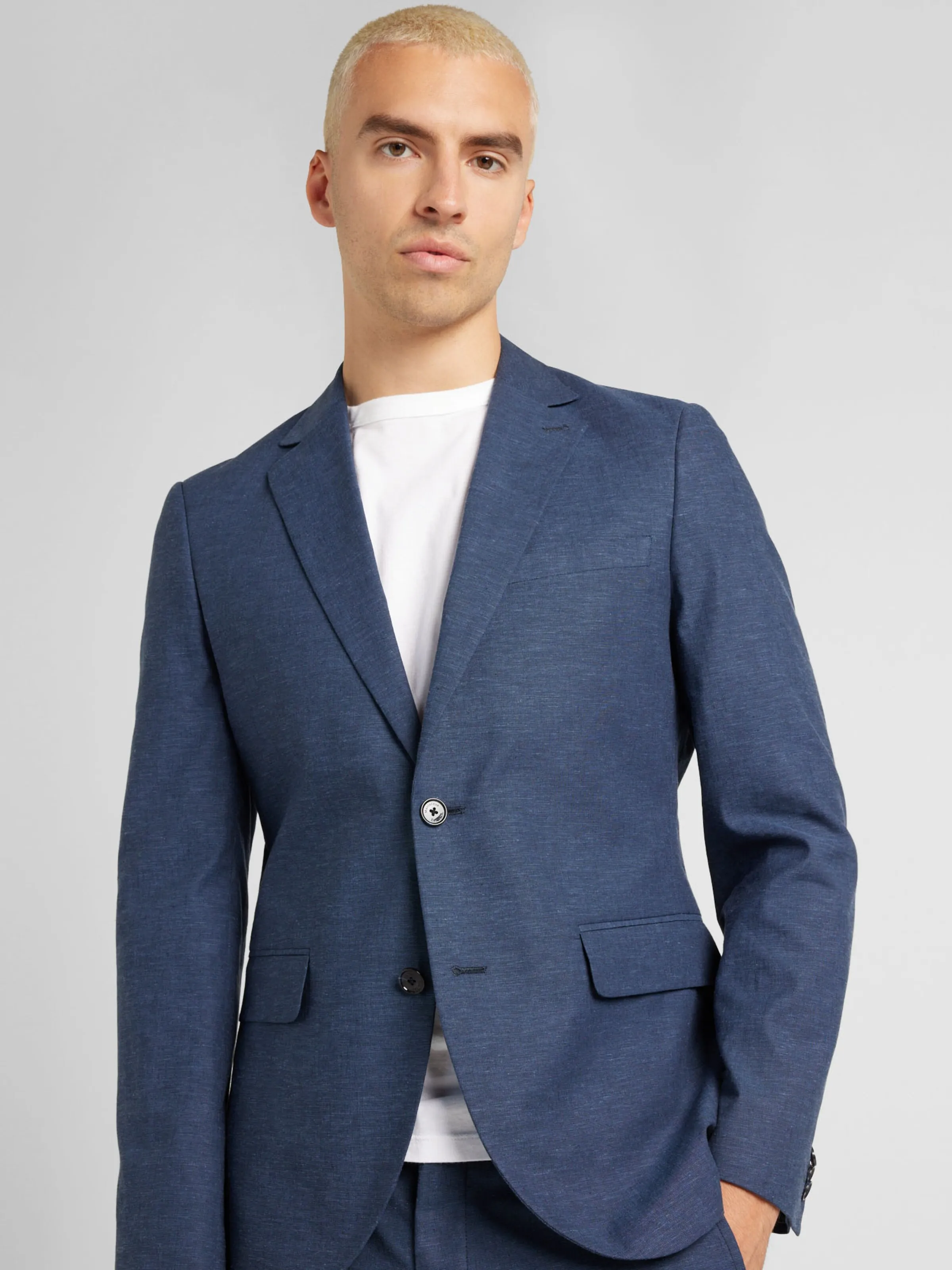 Ajuste regular Chaqueta saco 'George' Matinique en Azul Oscuro