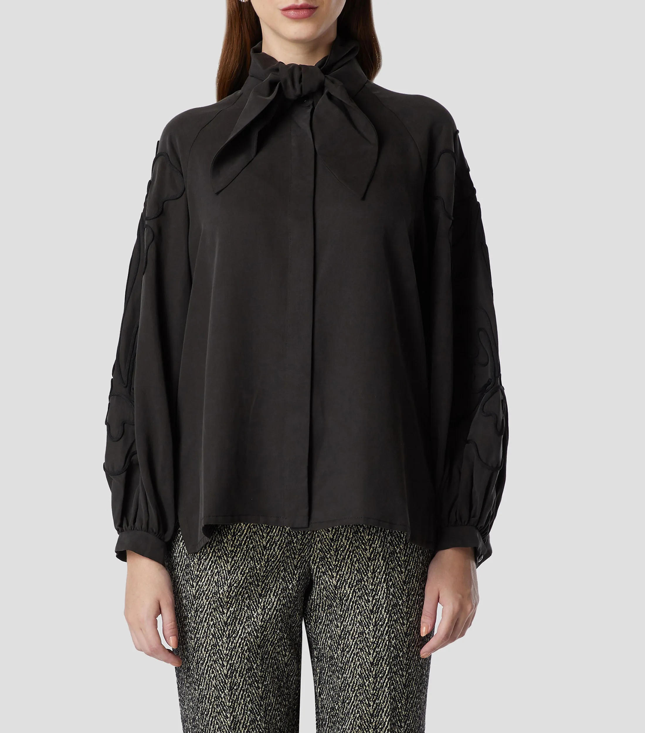 Alba Conde Blusa con manga larga Mujer
