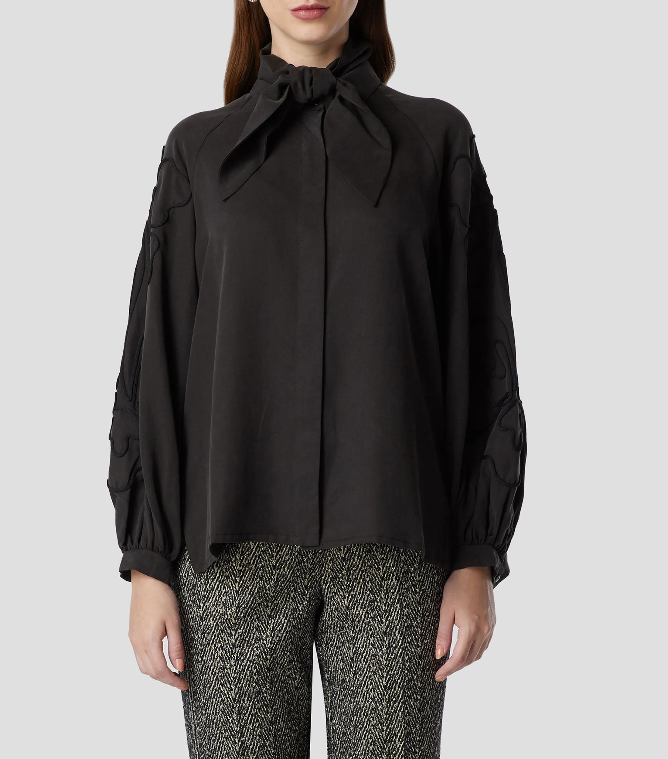 Alba Conde Blusa con manga larga Mujer