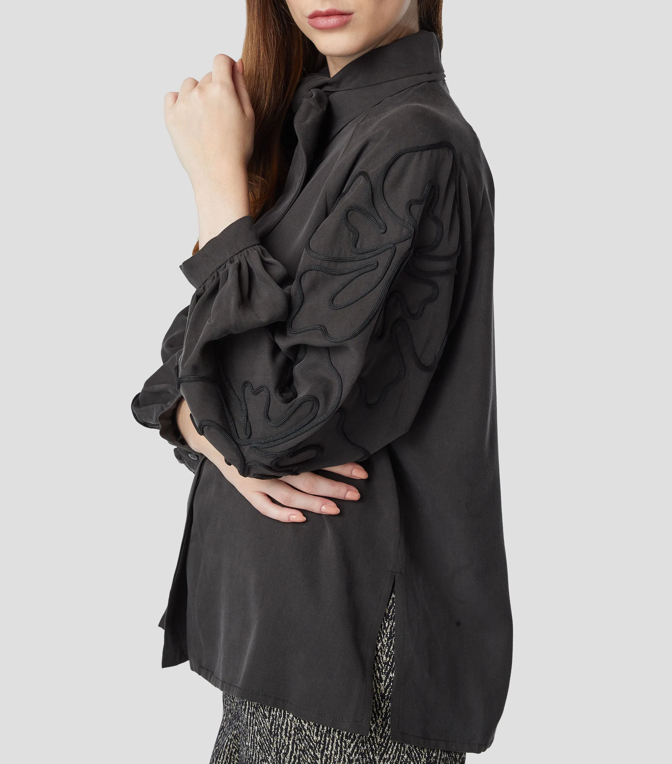 Alba Conde Blusa con manga larga Mujer
