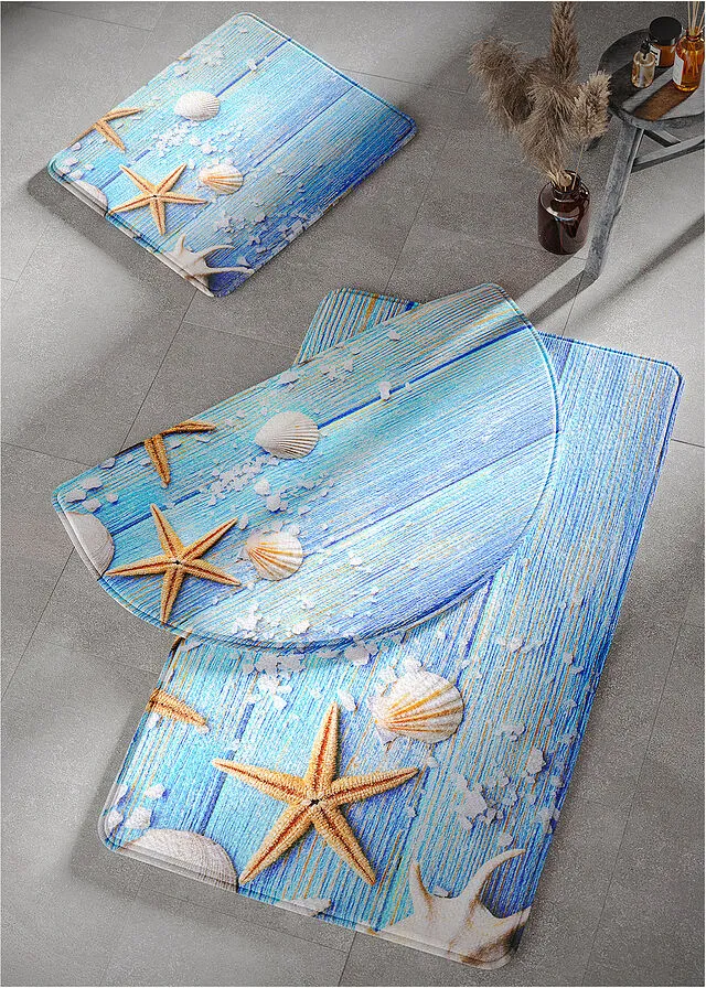 Alfombra de baño Azul