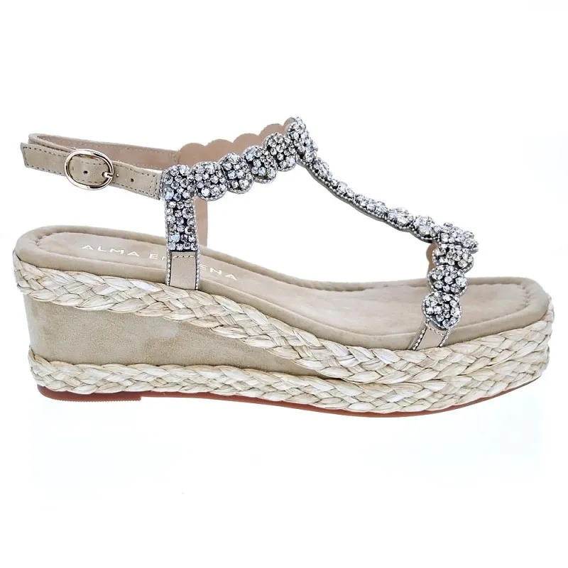 Alma en Pena Sandalias Mujer V241006 Beige