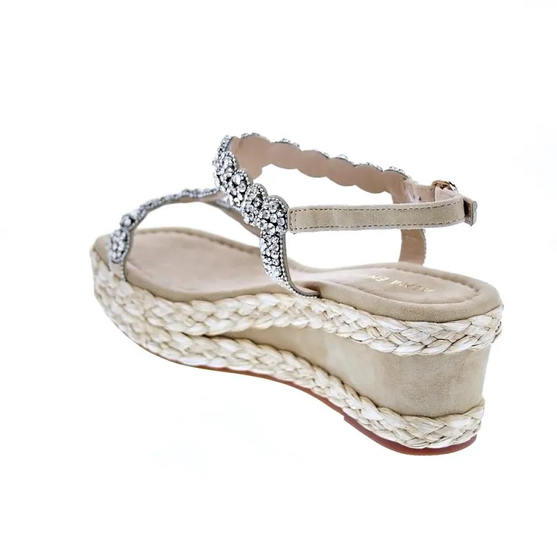 Alma en Pena Sandalias Mujer V241006 Beige
