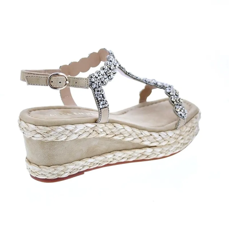 Alma en Pena Sandalias Mujer V241006 Beige