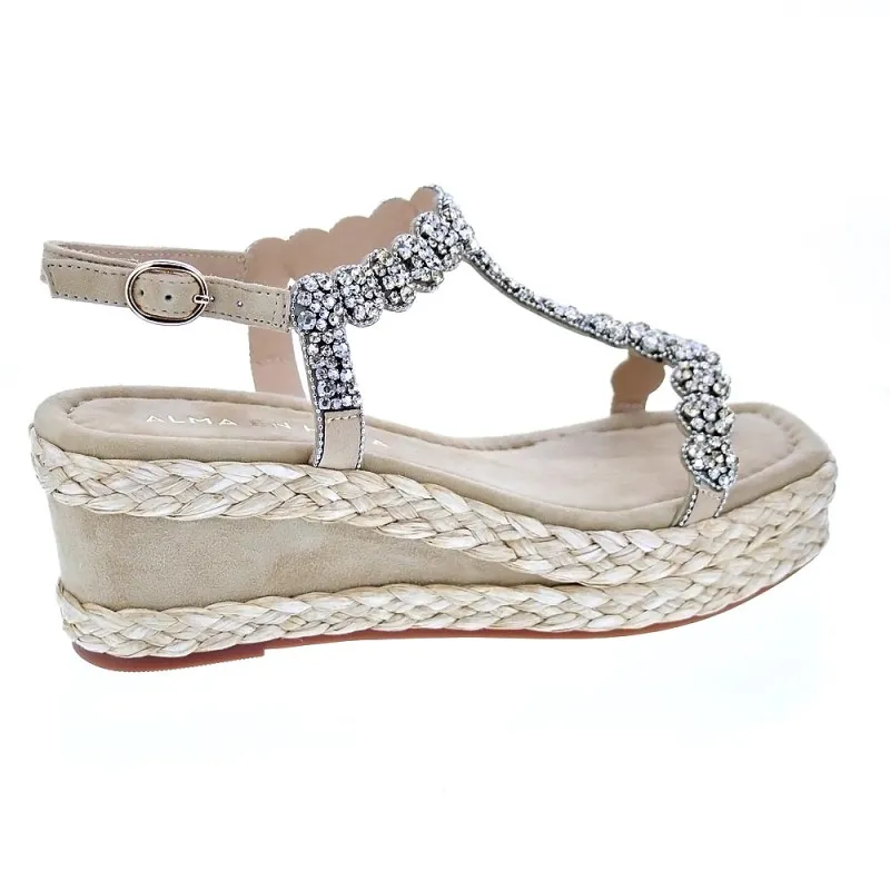 Alma en Pena Sandalias Mujer V241006 Beige