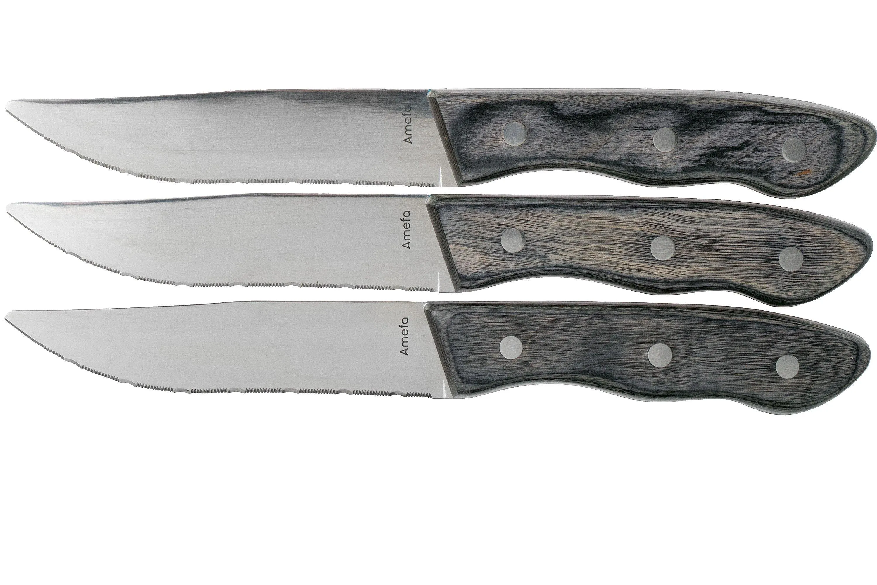 Amefa Hercule XXL 4917 tres cuchillos para carne