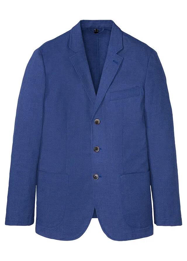 Americana de verano Azul oscuro jaspeado