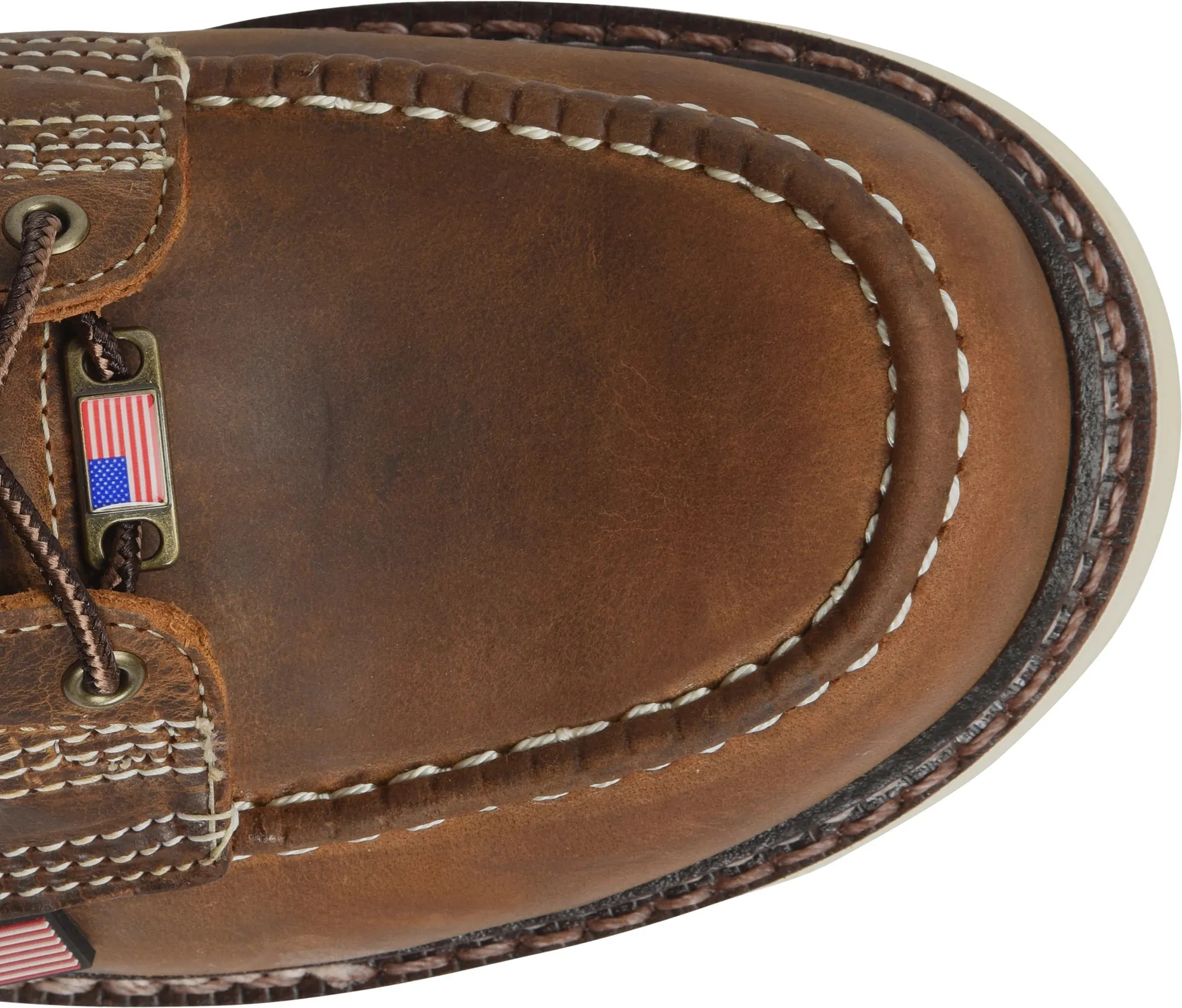 Amp 8" Steel Toe Moc Toe Wedge Work Boot