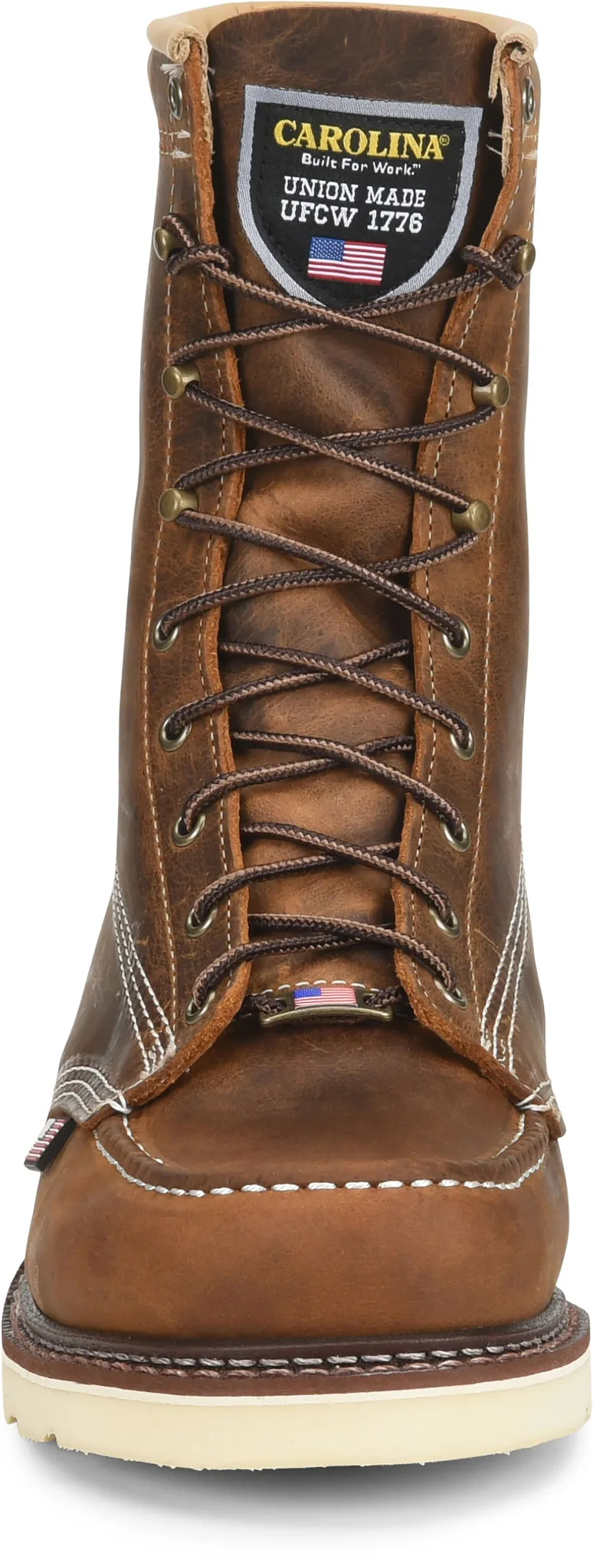 Amp 8" Steel Toe Moc Toe Wedge Work Boot