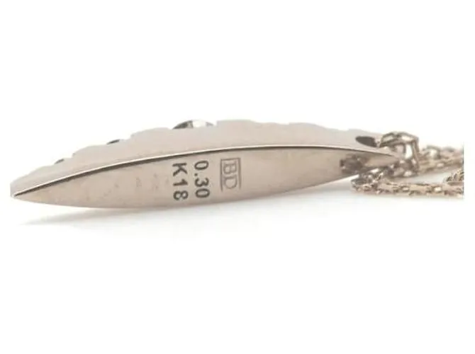 & Other Stories Collar de diamantes K18BG Brown Gold 0.30ct de Kashikey en excelente estado Castaño 