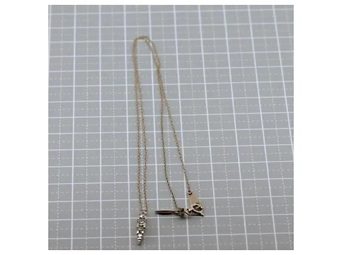 & Other Stories Collar de diamantes K18BG Brown Gold 0.30ct de Kashikey en excelente estado Castaño 