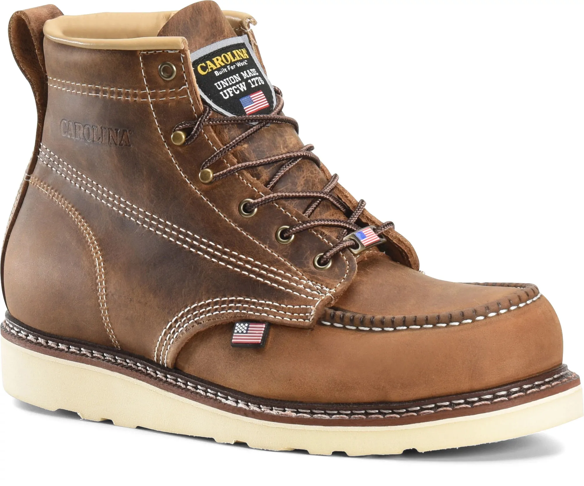 Amp Usa 6" Steel Toe Work Boot