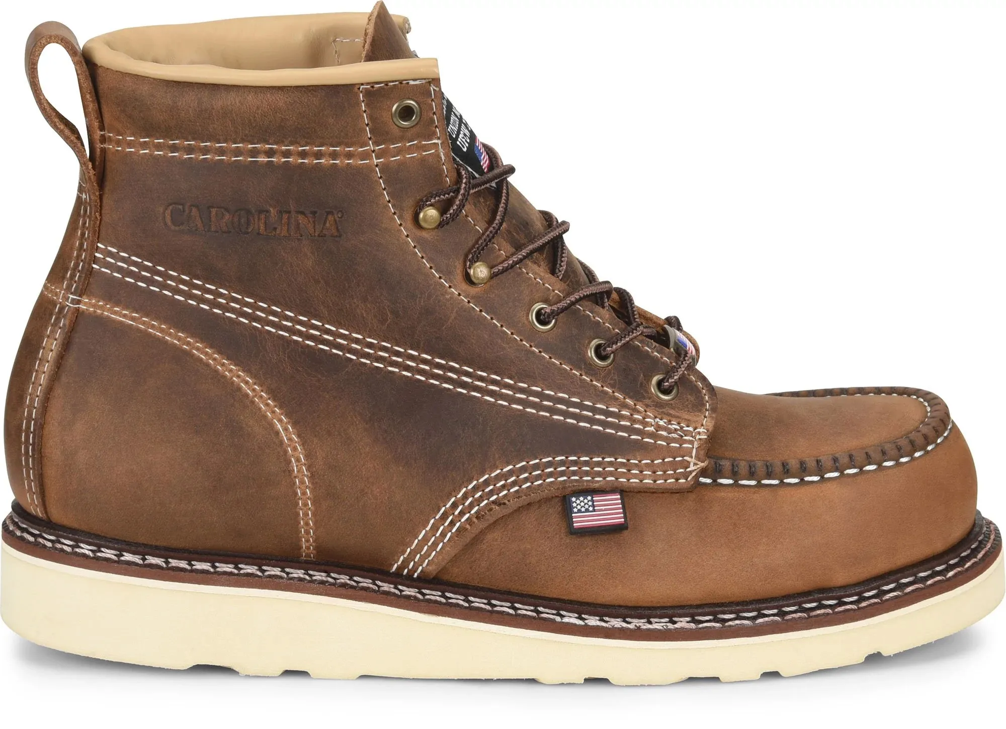 Amp Usa 6" Steel Toe Work Boot