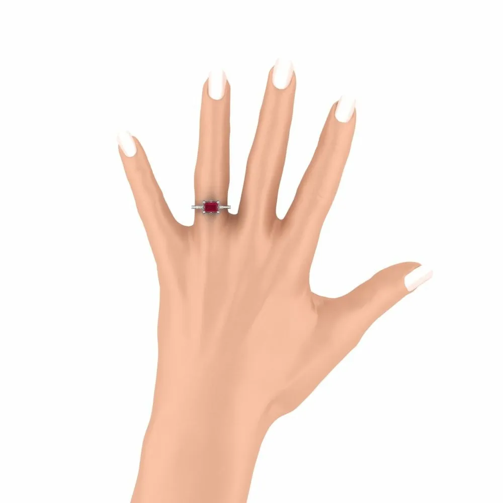 Anillo de compromiso Margarita