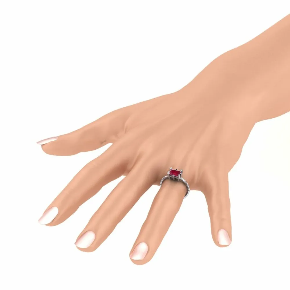 Anillo de compromiso Margarita