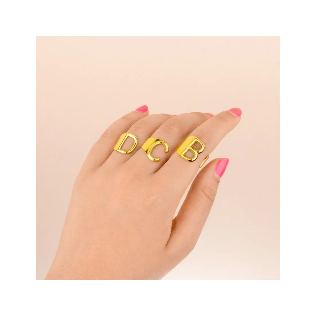 Anillo letter Gold