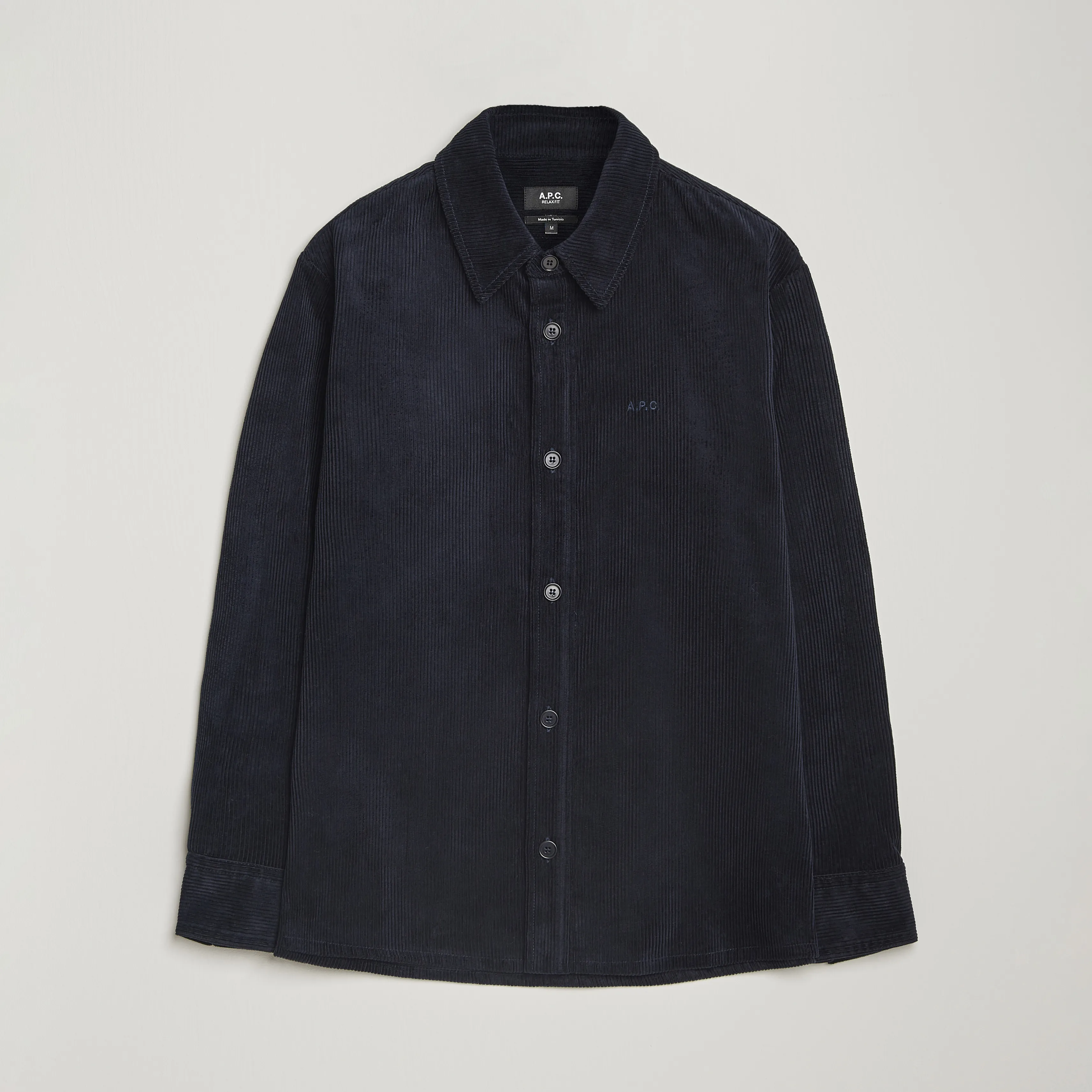 A.P.C. Bobby Corduroy Overshirt Dark Navy