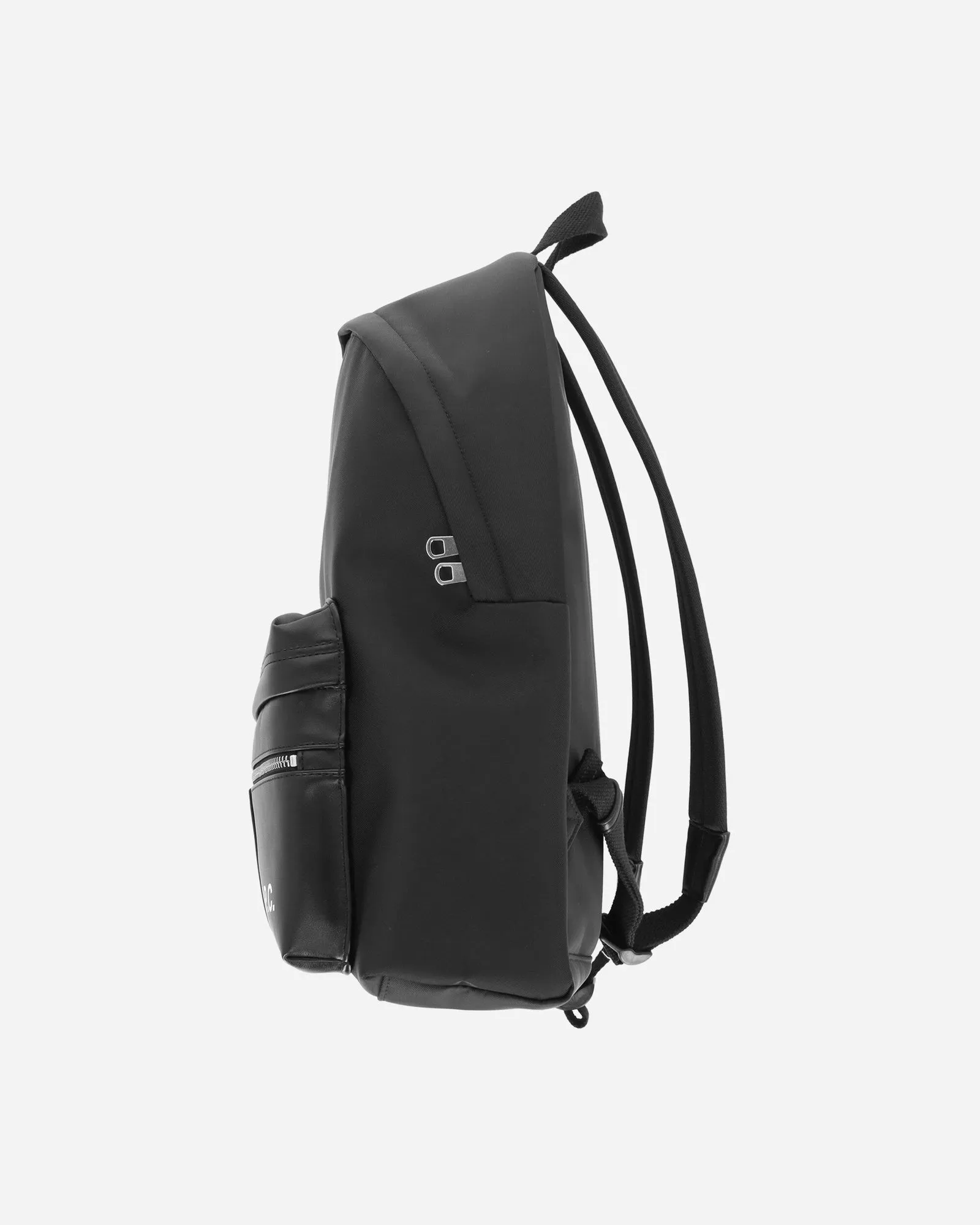A.P.C. Logo Leather Nylon Backpack