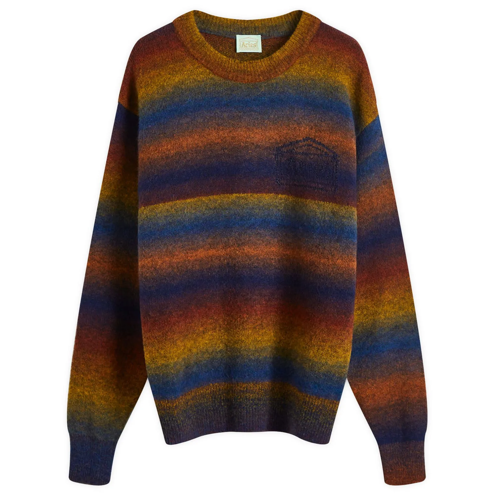 Aries Boucle Space Dye Crew Knit