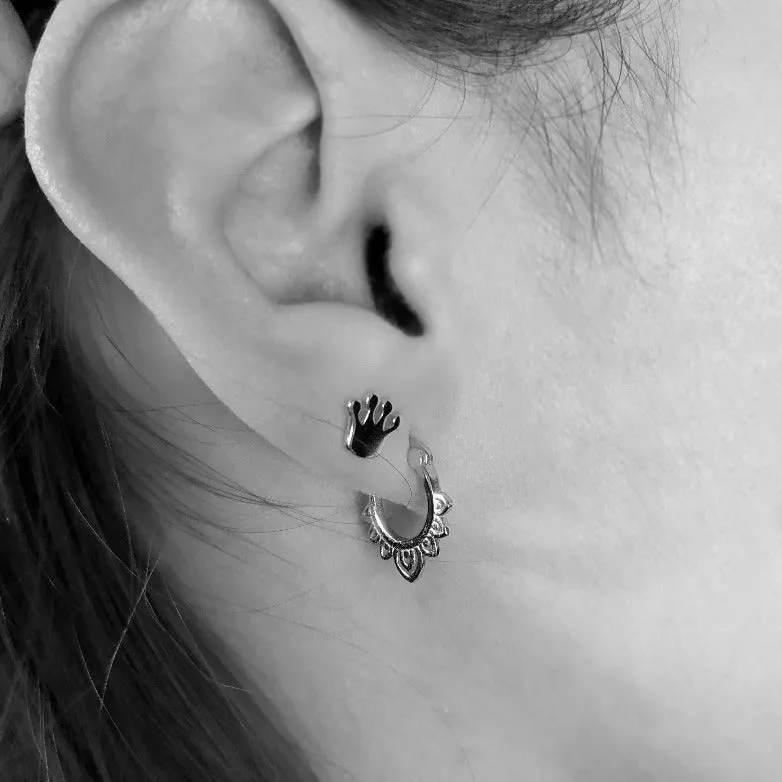 Aros plata mini étnico