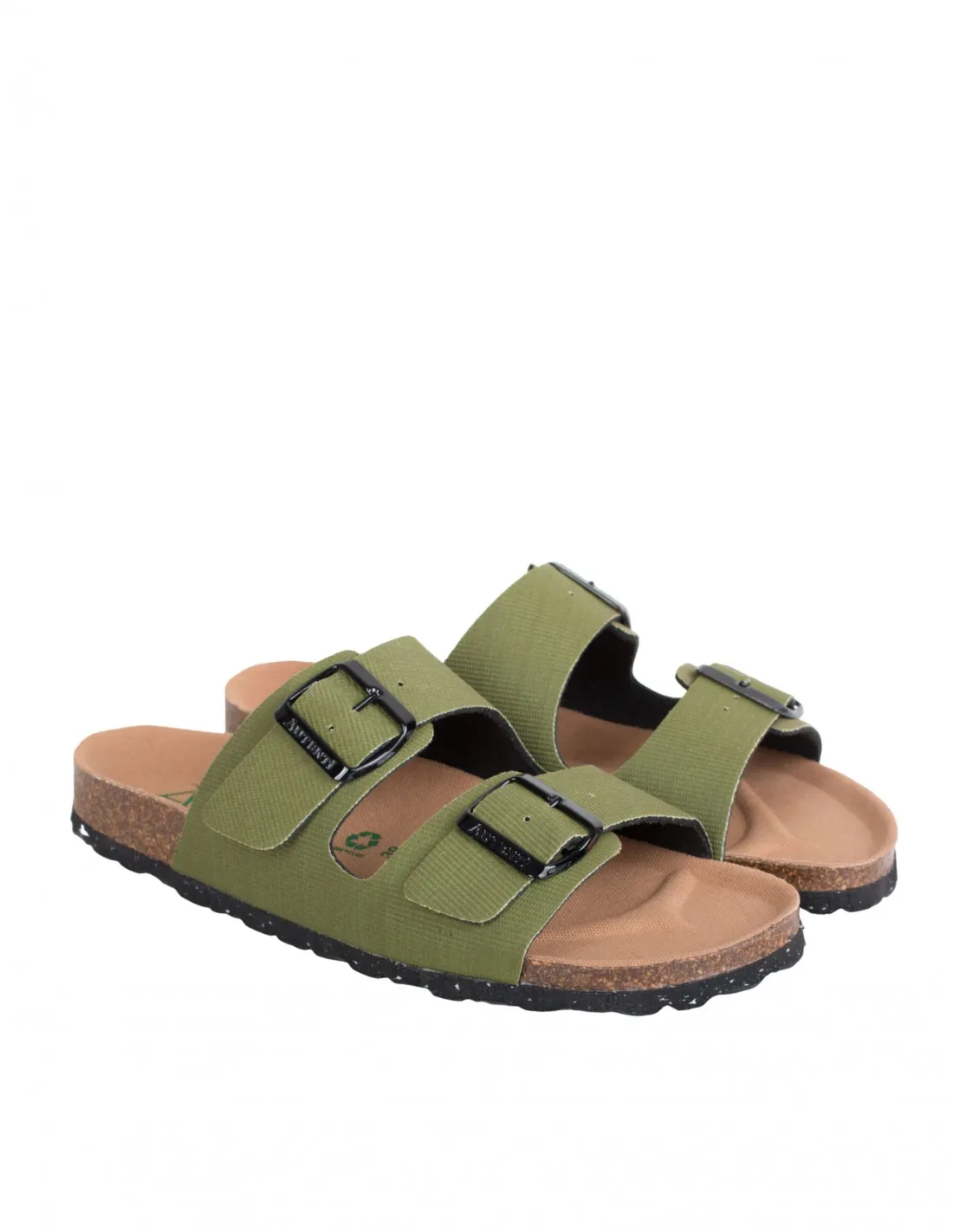 AUTENTI Sandalias Bio Recicladas Verdes
