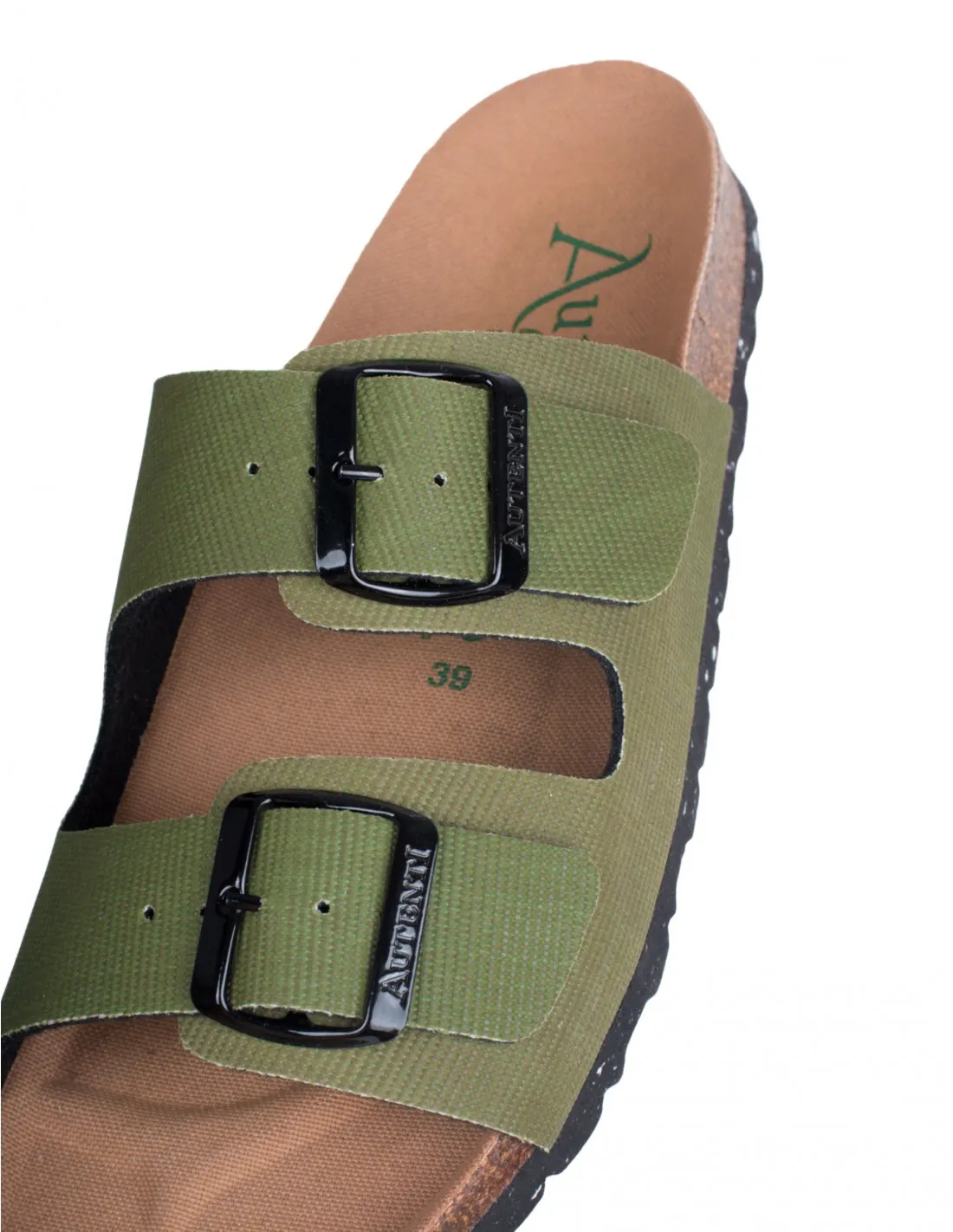 AUTENTI Sandalias Bio Recicladas Verdes