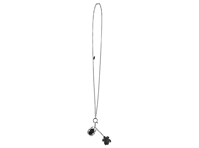 Autre Marque Collar Begüm Khan Tortuga y Escarabajo Negro 