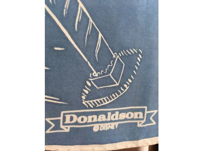 Autre Marque DONALDSON bufanda de seda disney Azul 