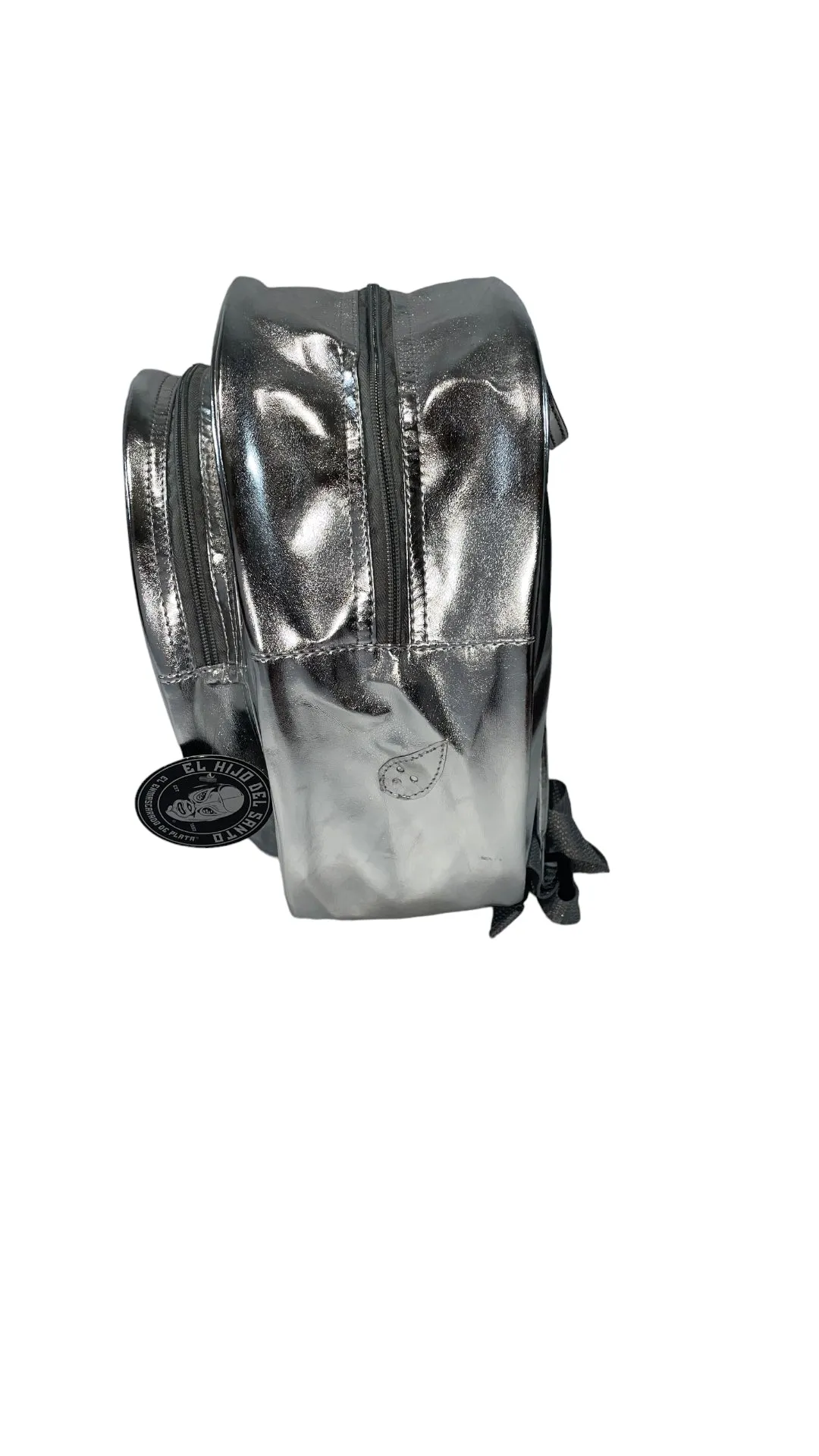 Back Pack Ovalada Plata