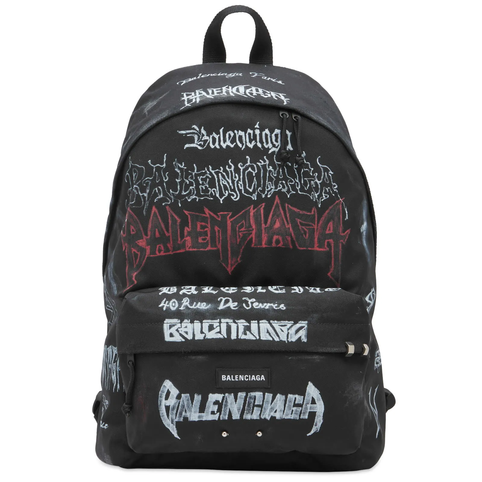 Balenciaga Metal Logo Explorer Backpack