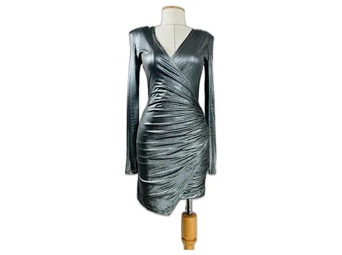 Balmain Vestidos Plata 
