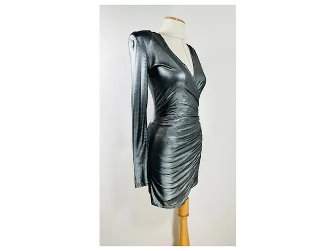Balmain Vestidos Plata 