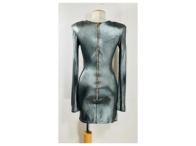 Balmain Vestidos Plata 