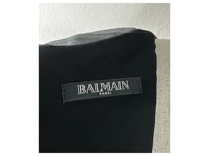 Balmain Vestidos Plata 